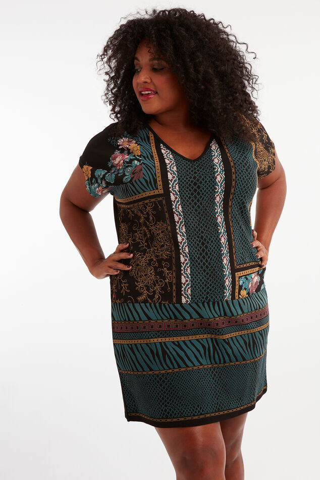 Jurk met waxprint image number 4