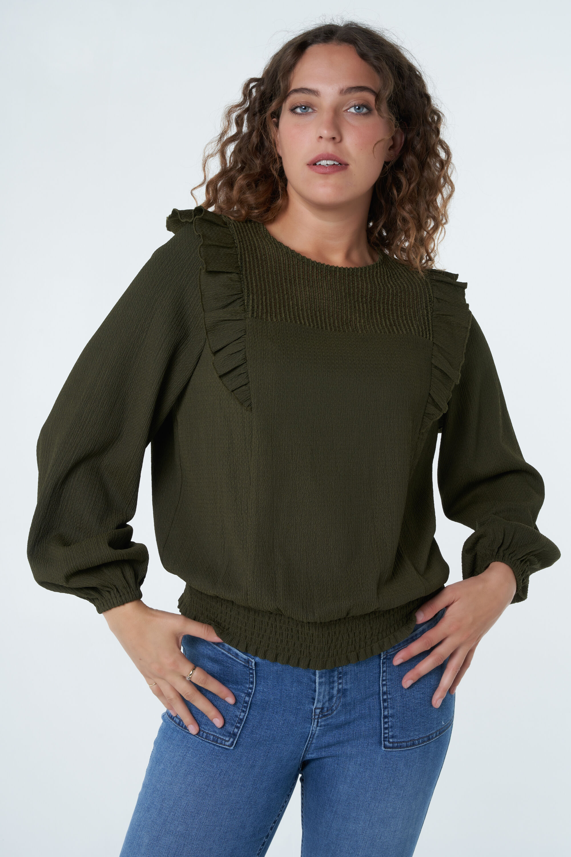 Top met ballon fit image number 6