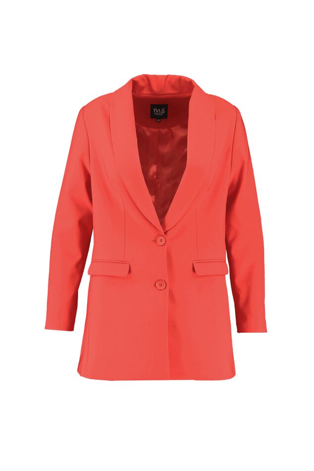 Lange blazer met Polygiene image number 1