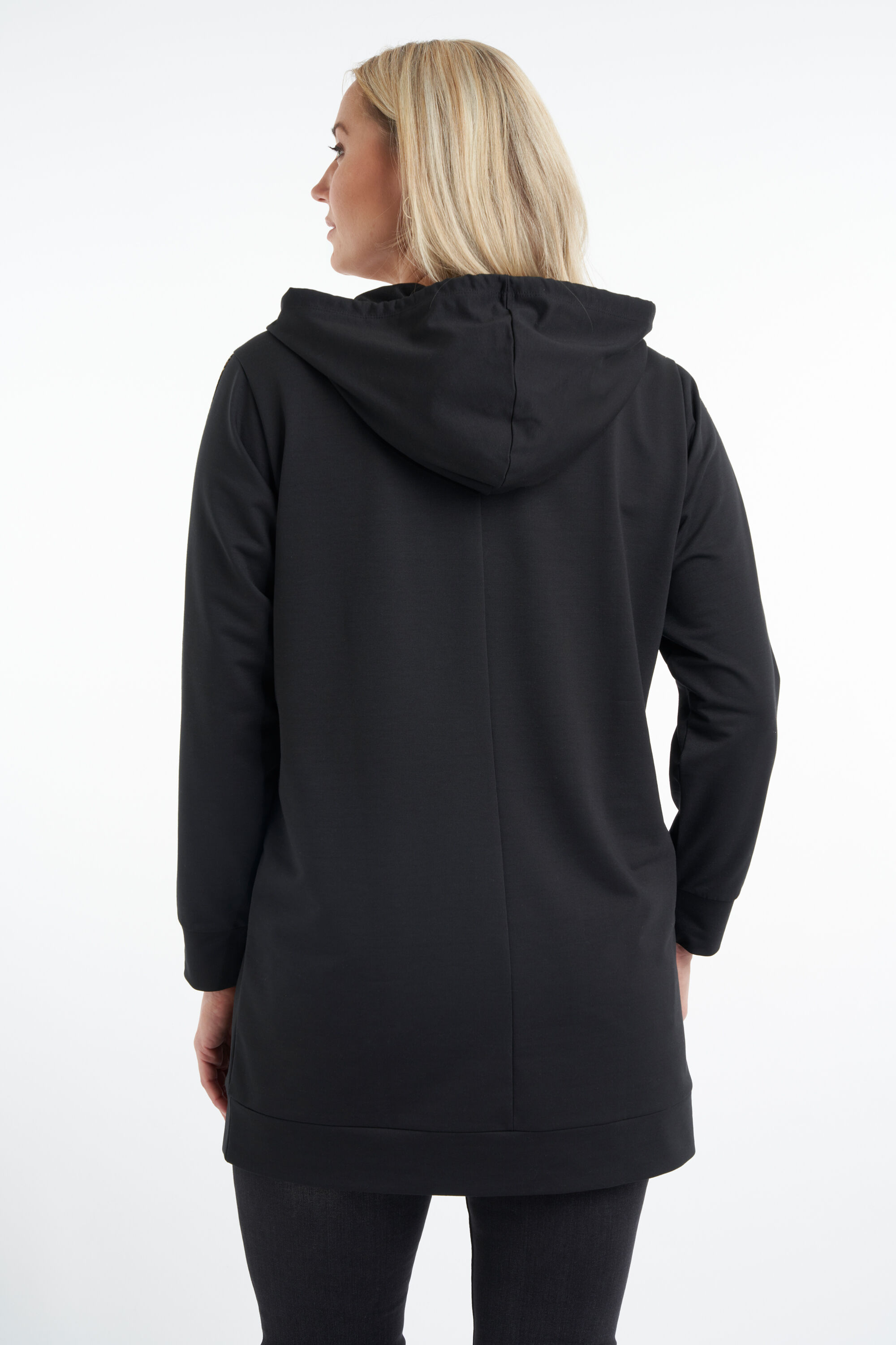 Sweater met panterprint details image number 3