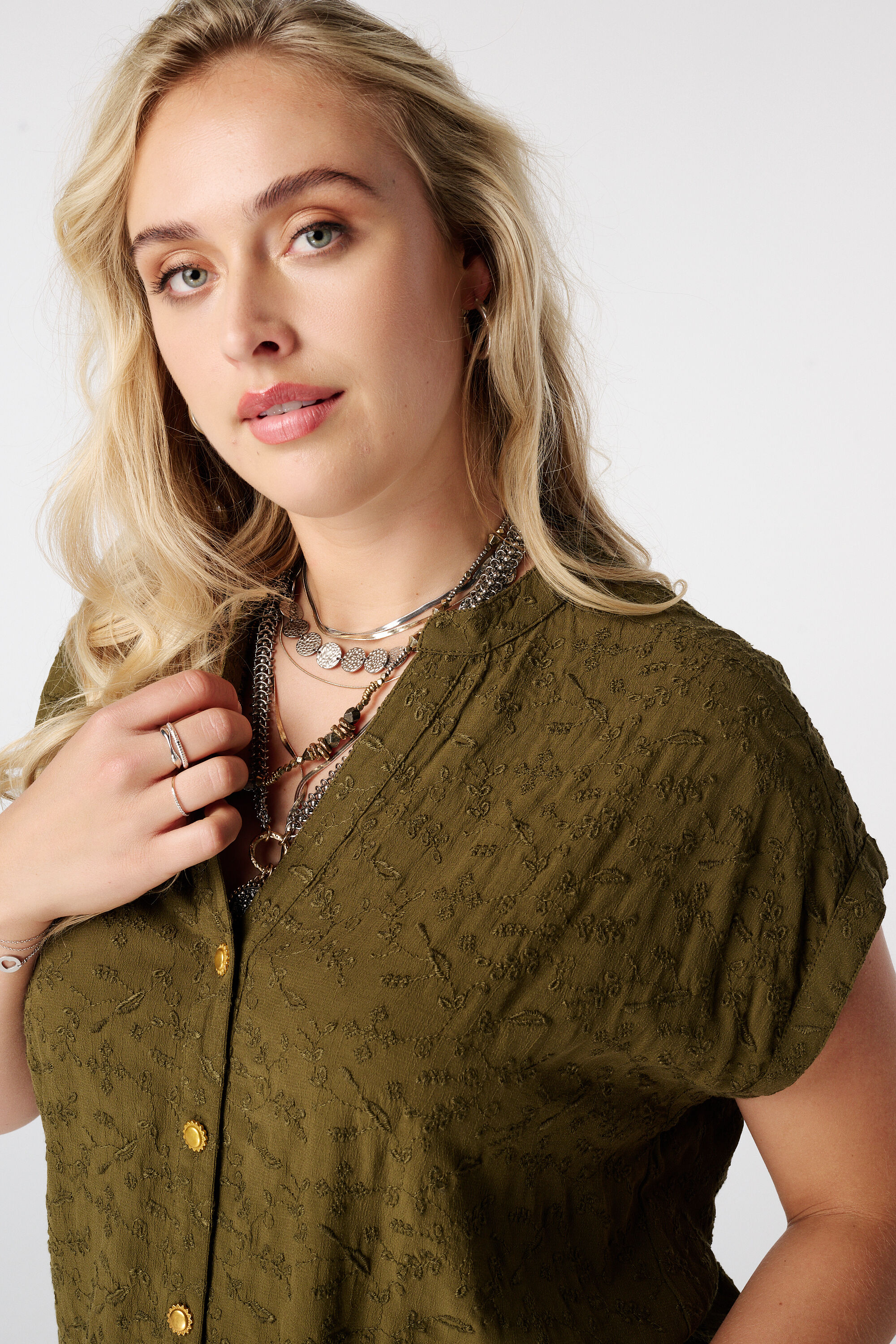 Blouse met kant image number 4