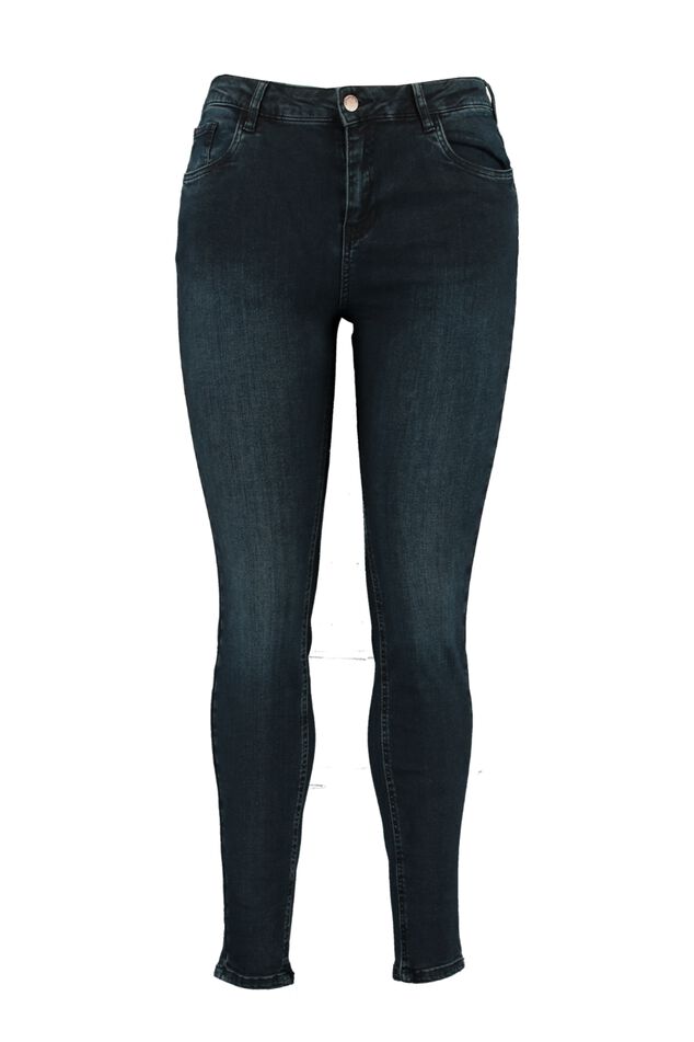 Skinny leg high waist jeans CHERRY image number 1