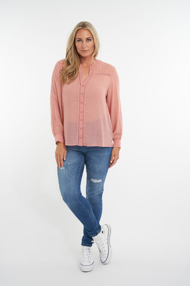 Blouse met stipjes image number 5