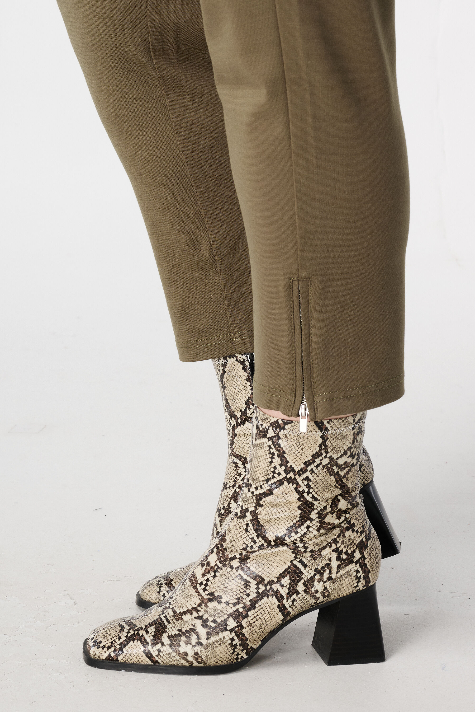 Broek met elastische tailleband image number 4