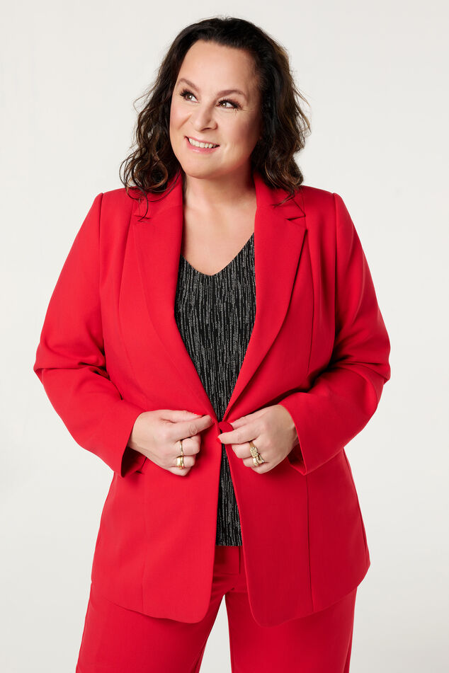 Blazer met ceintuur image number 0