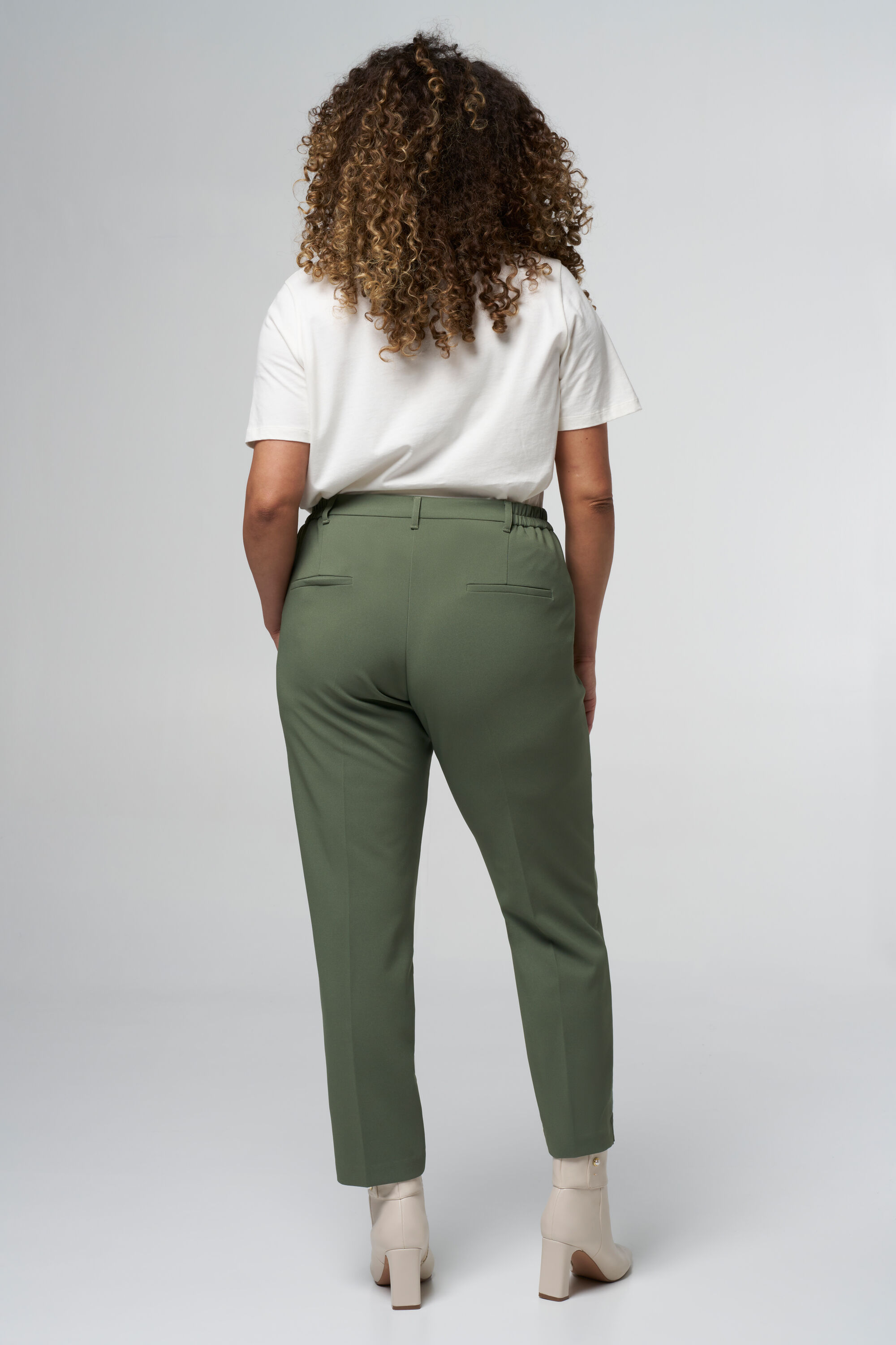 Straight leg pantalon met stretch image number 3