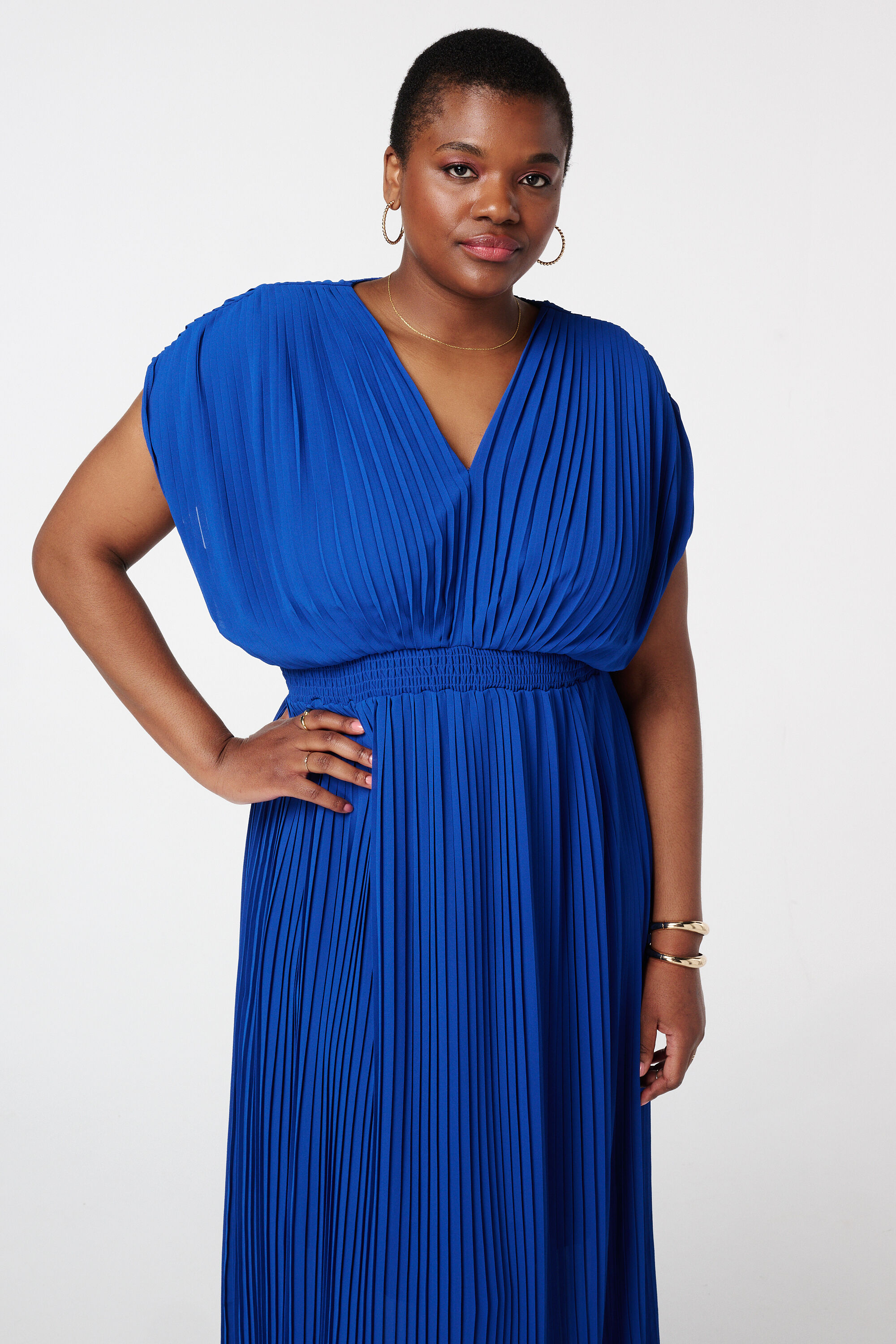 Plisse jurk image number 5