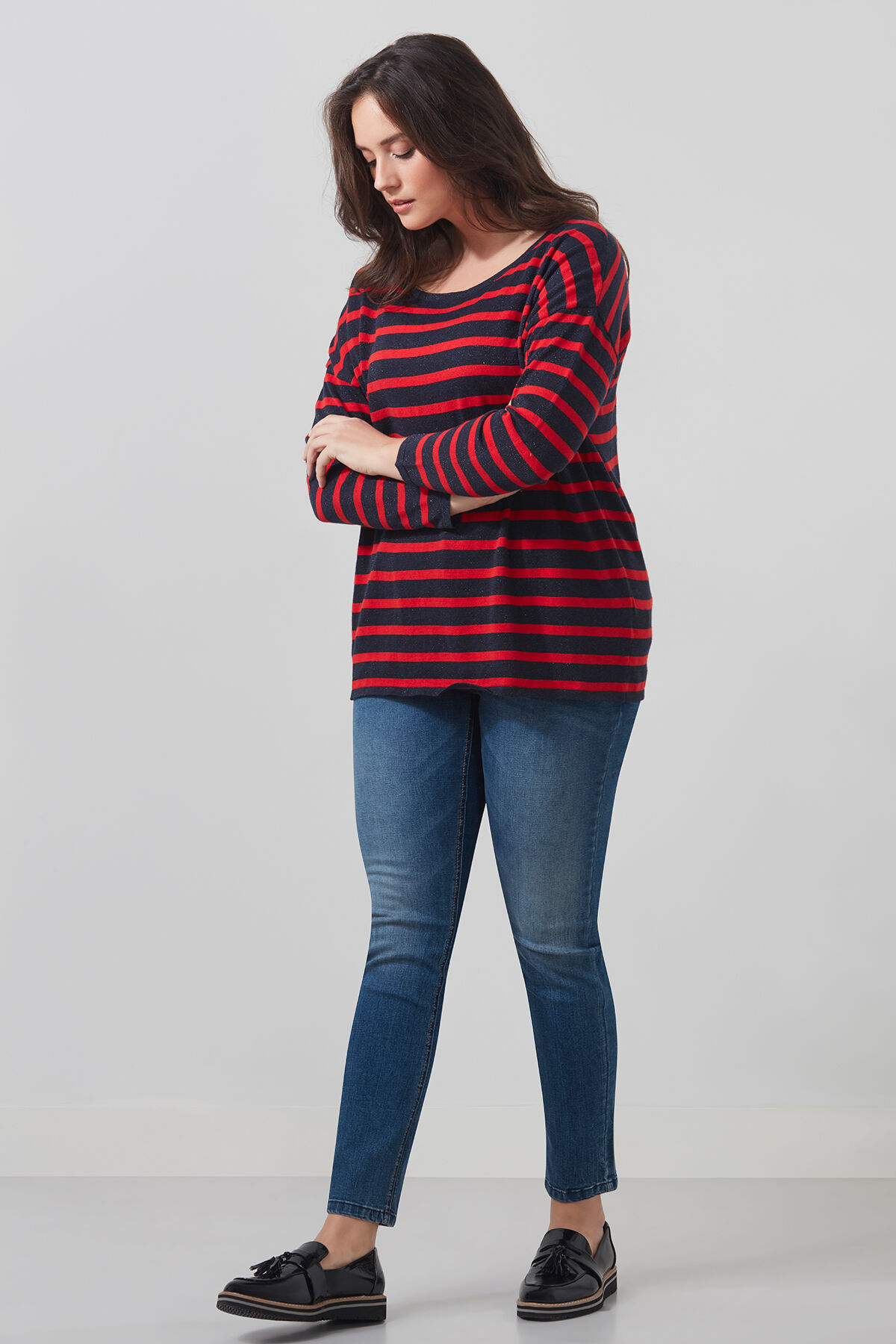 Slim leg jeans IRIS image number 4