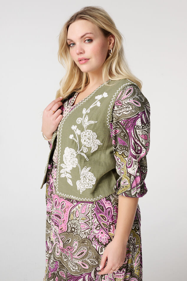 Gilet met borduursels  image number 0