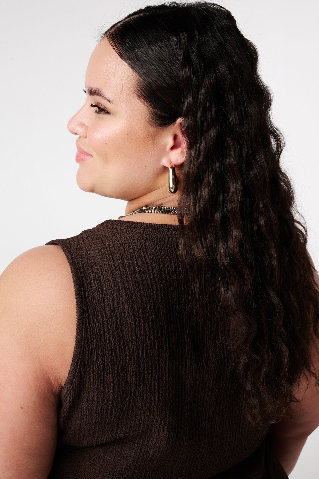 Mouwloze top met structuur image number 4