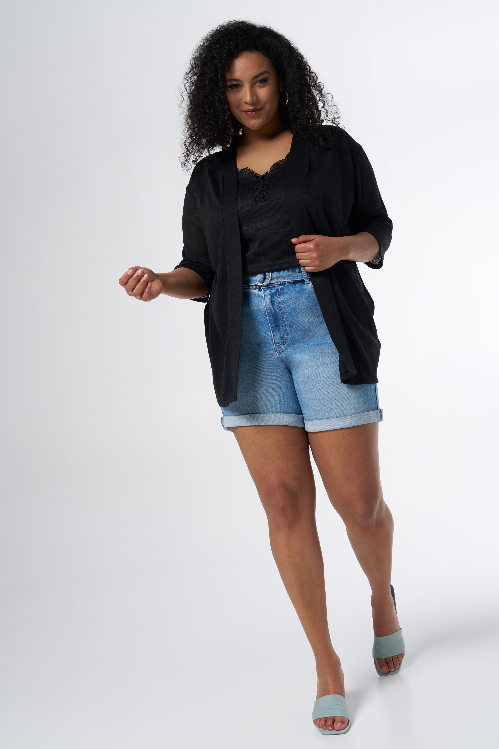 Vest met driekwart mouwen image number 5