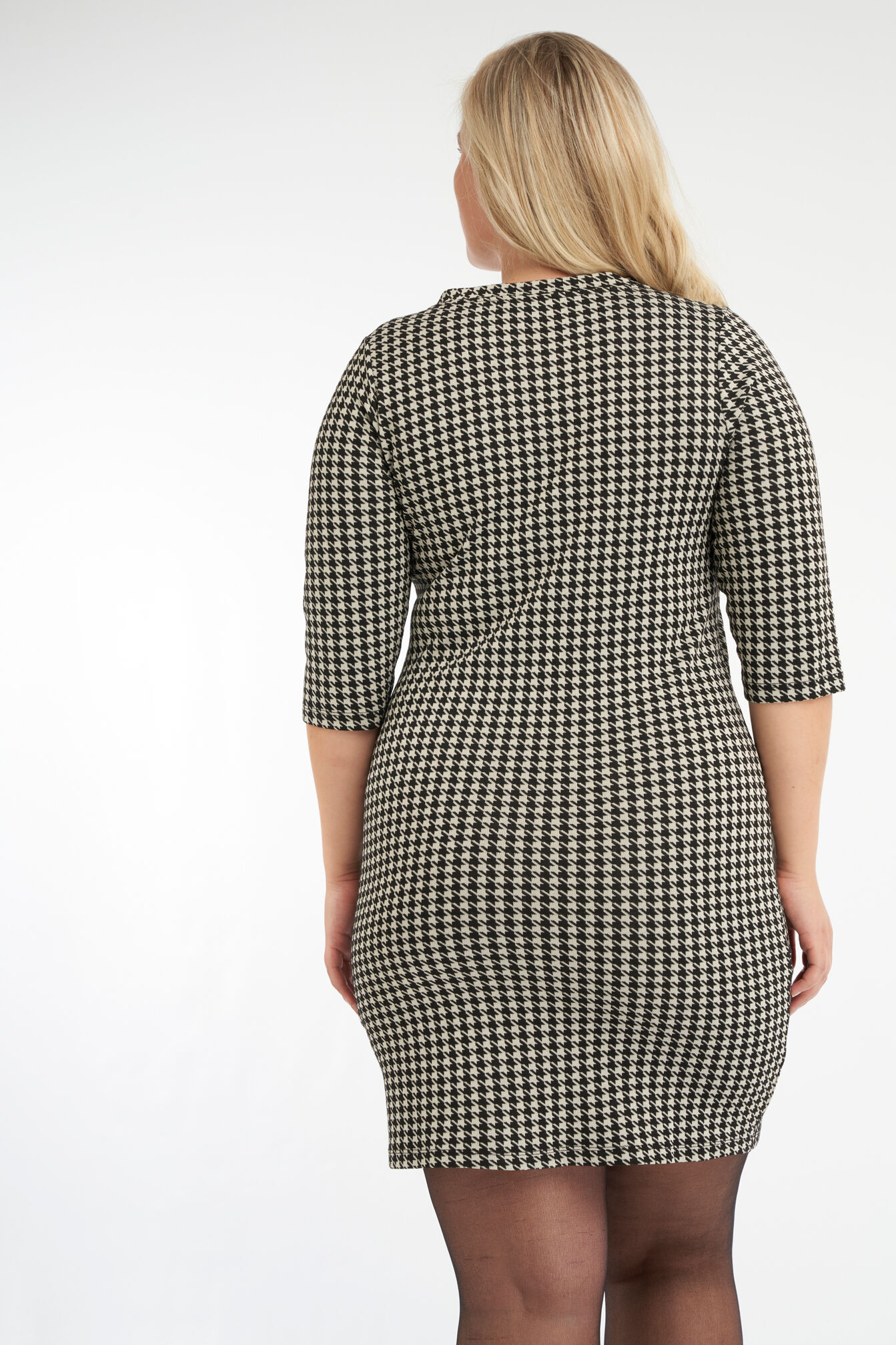 Bodycon jurk met knopen detail image number 3