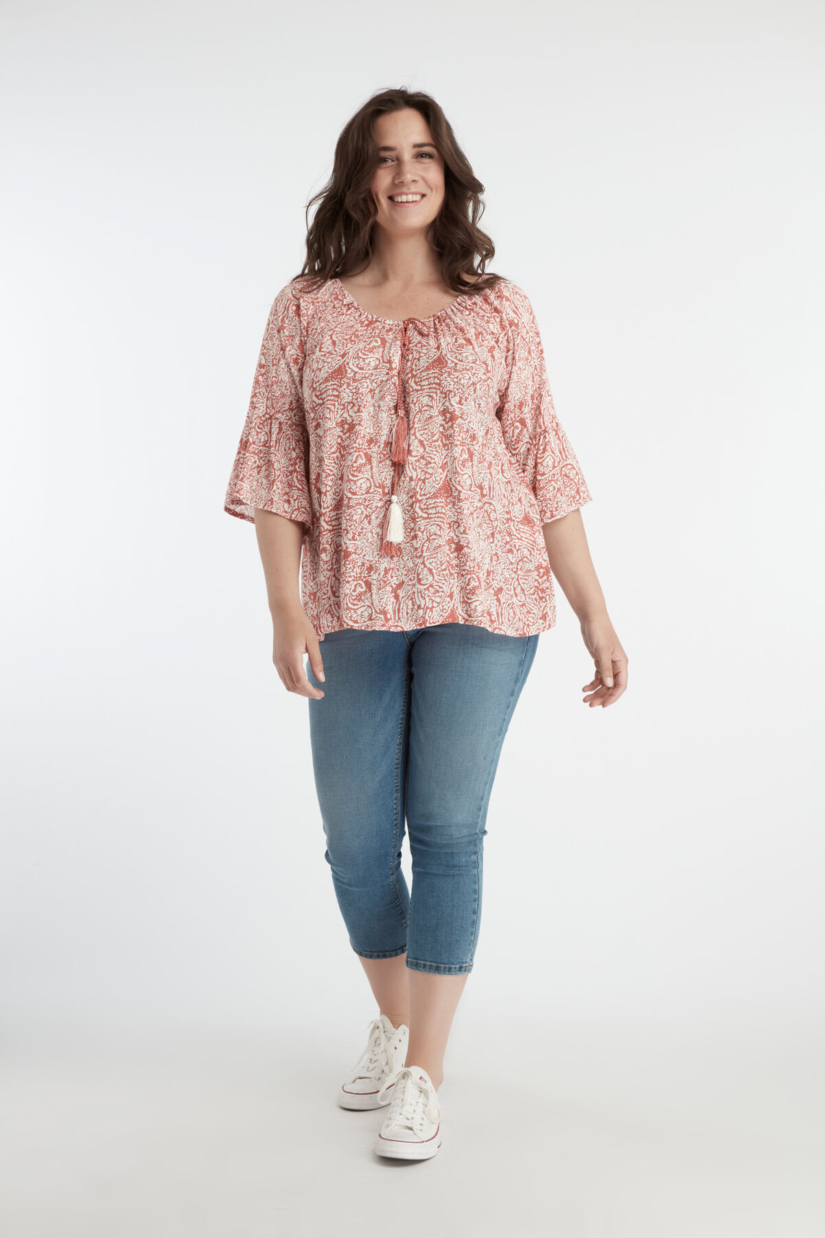 Blouse met klokmouw image number 5