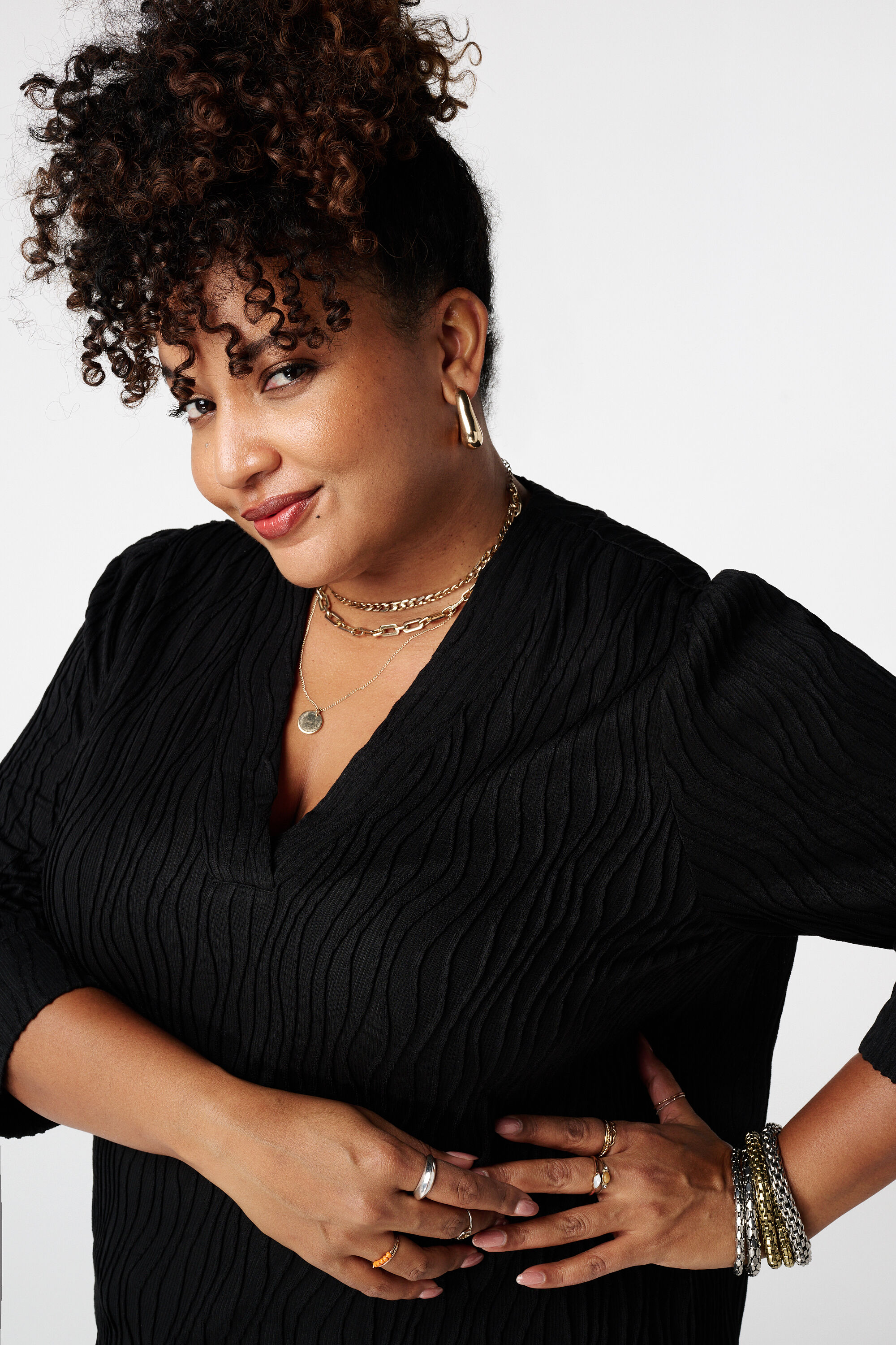 Top met golfende structuur image number 4