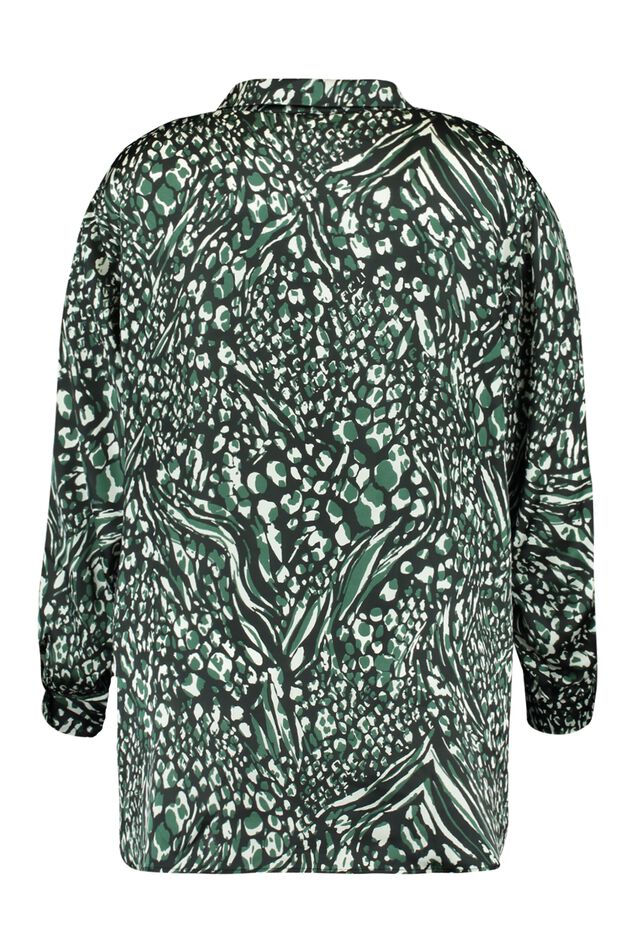 Satijnen blouse met print image number 2