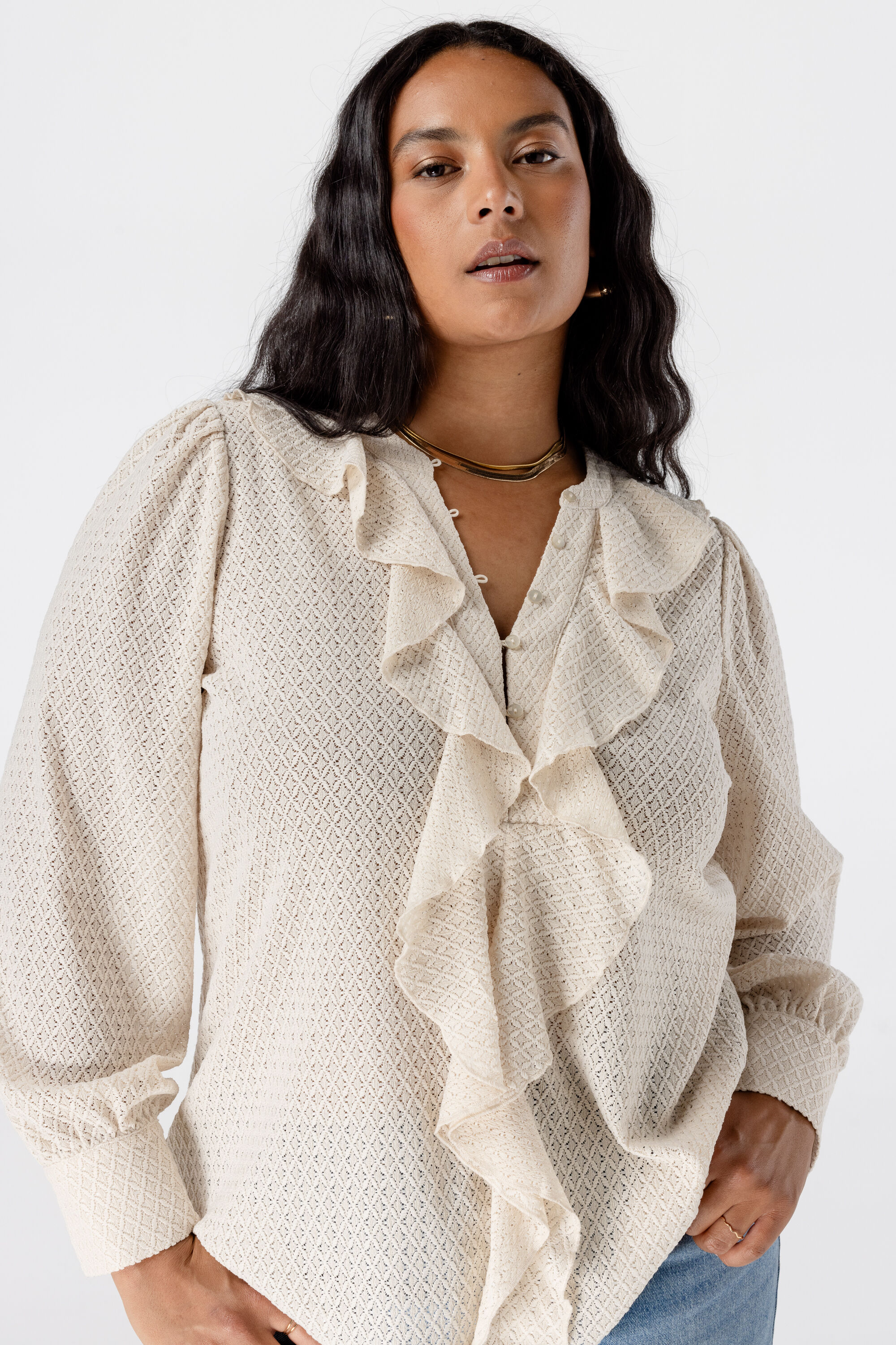 Blouse met ruches image number 5