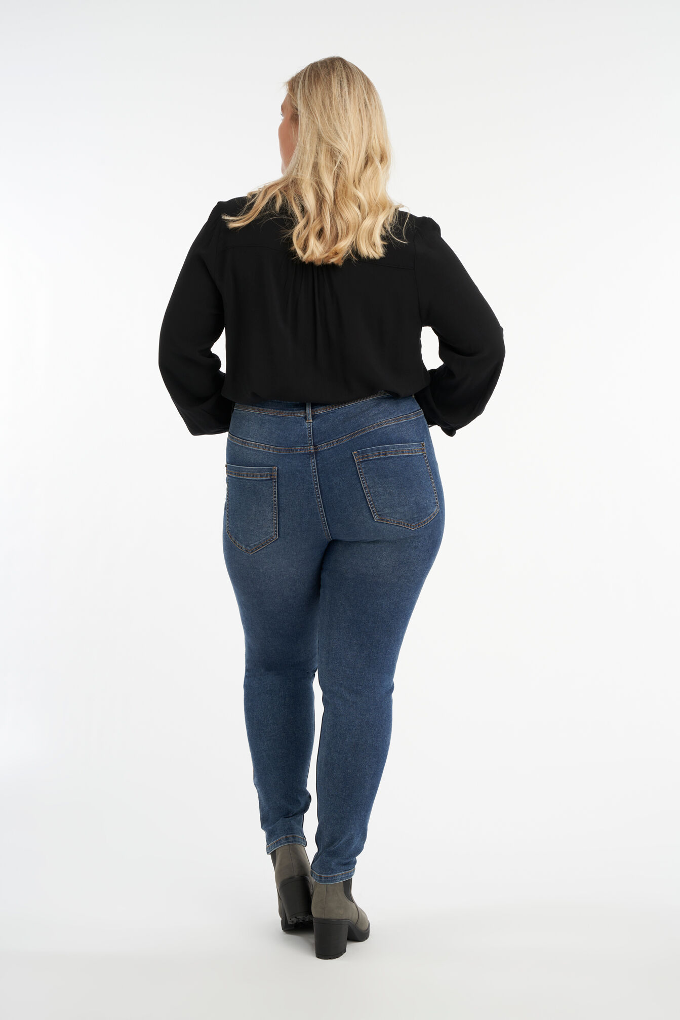 Jeans met glitterstreep image number 3