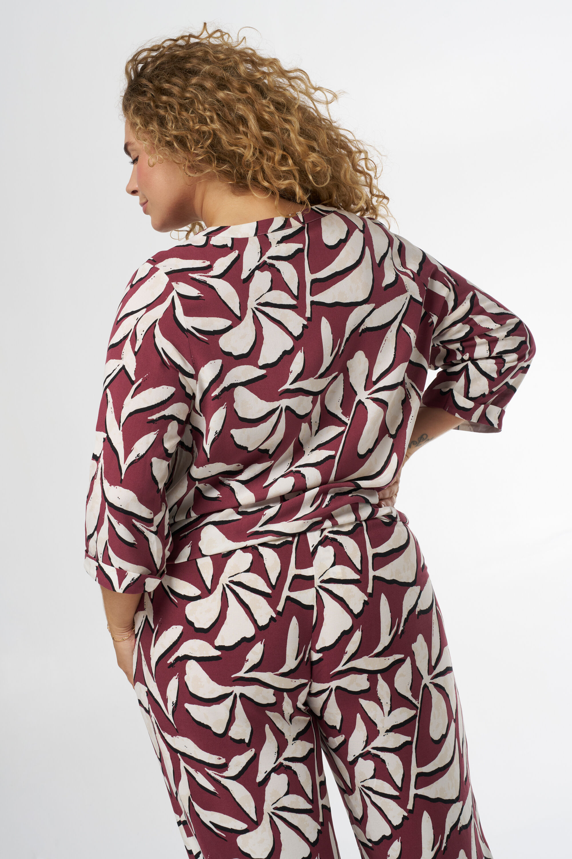 Blouse met strikdetail image number 3