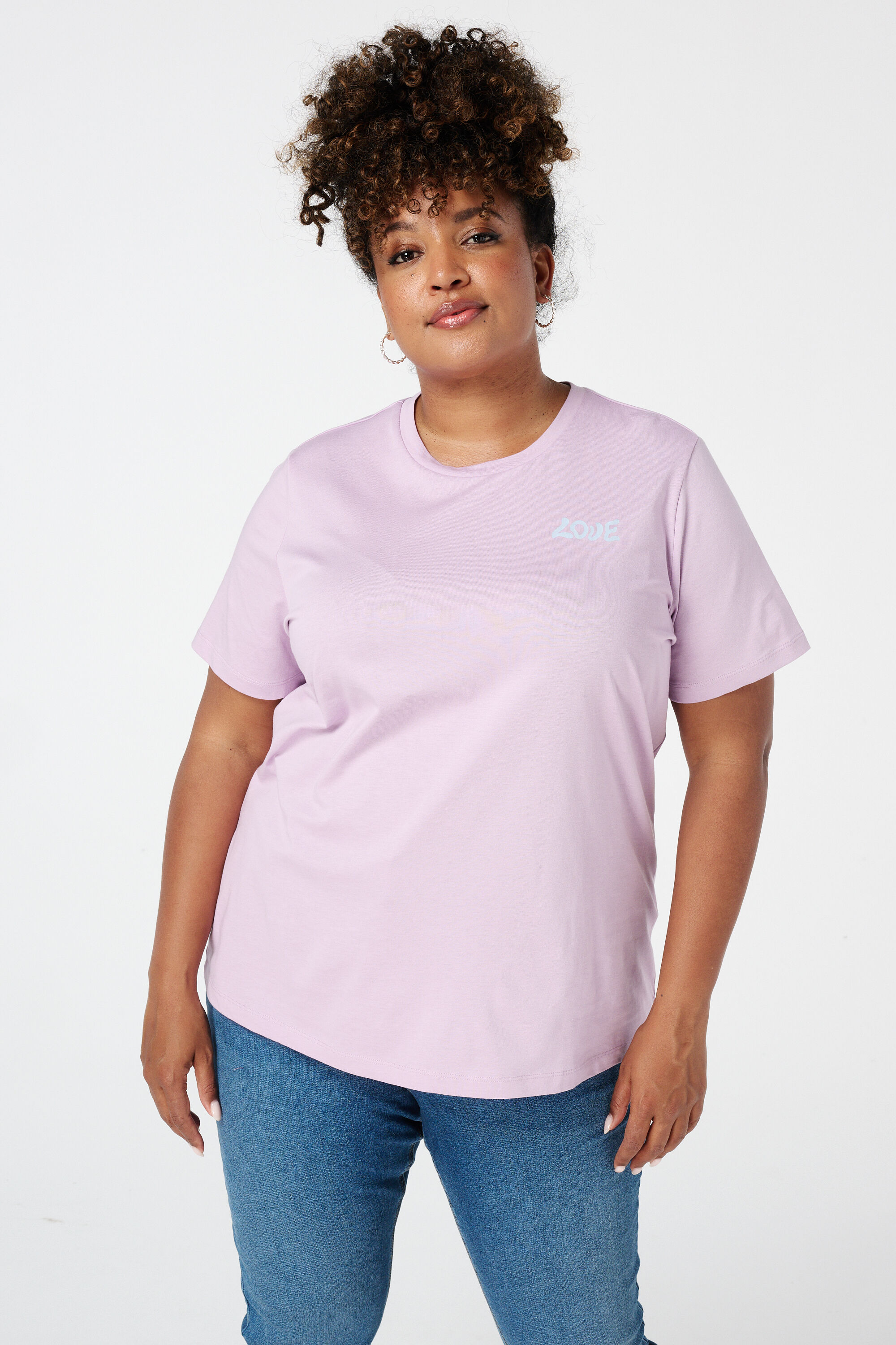 T-shirt met flowerprint image number 3