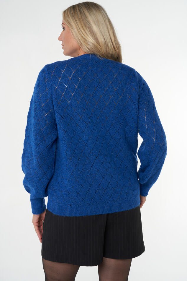 Fijngebreide trui met patroon image number 3