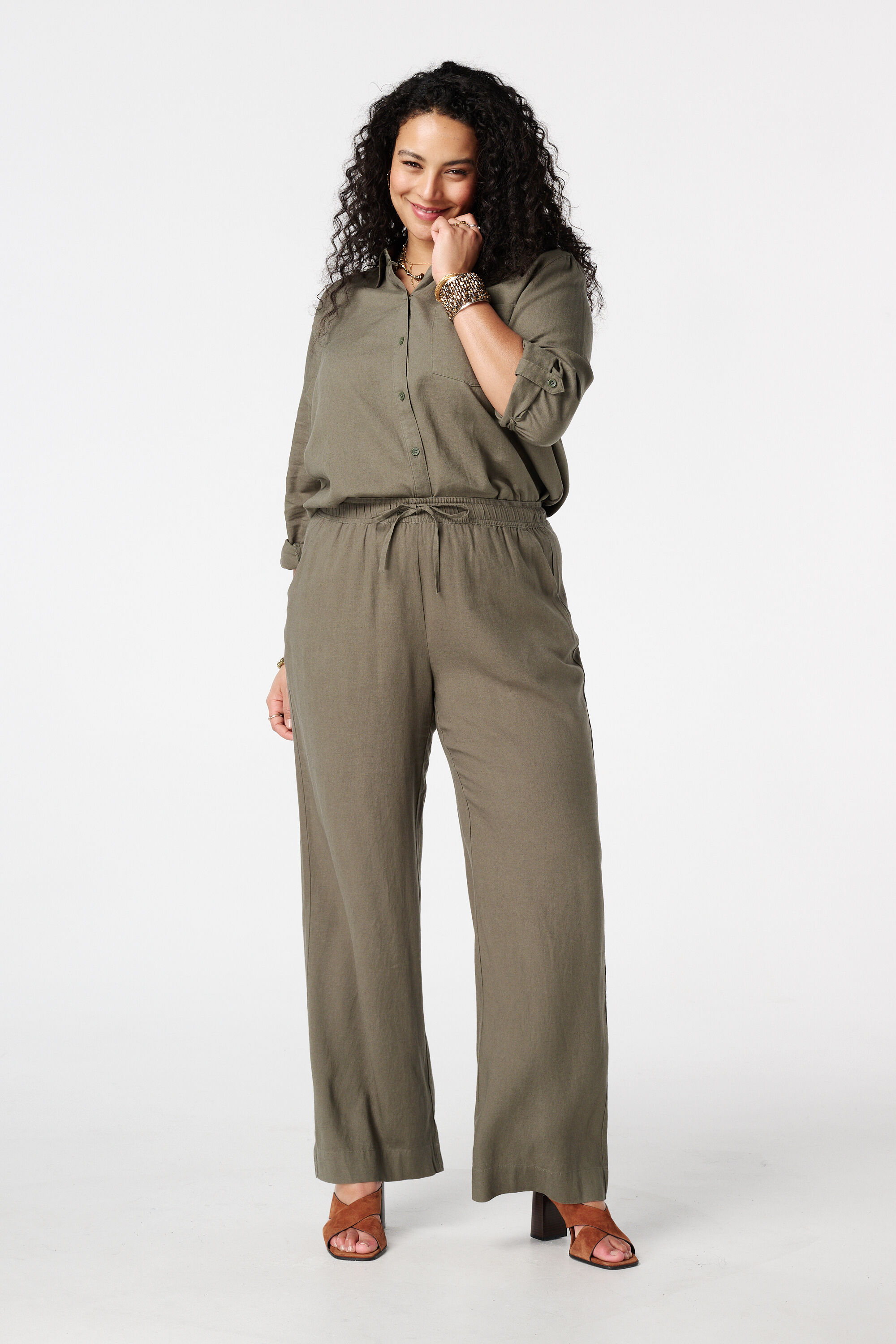 Linnen blouse image number 5