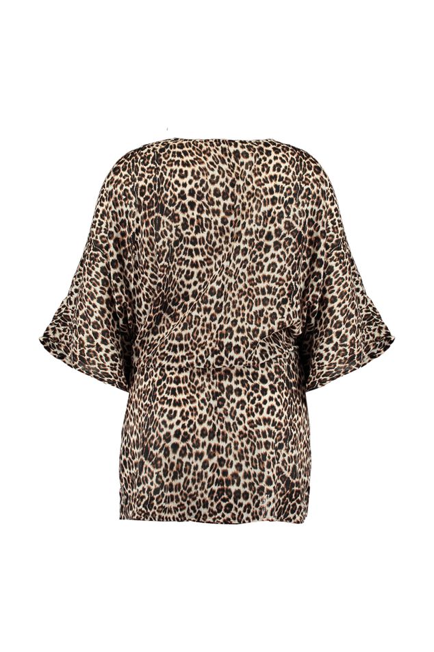 Korte kaftan met print image number 2