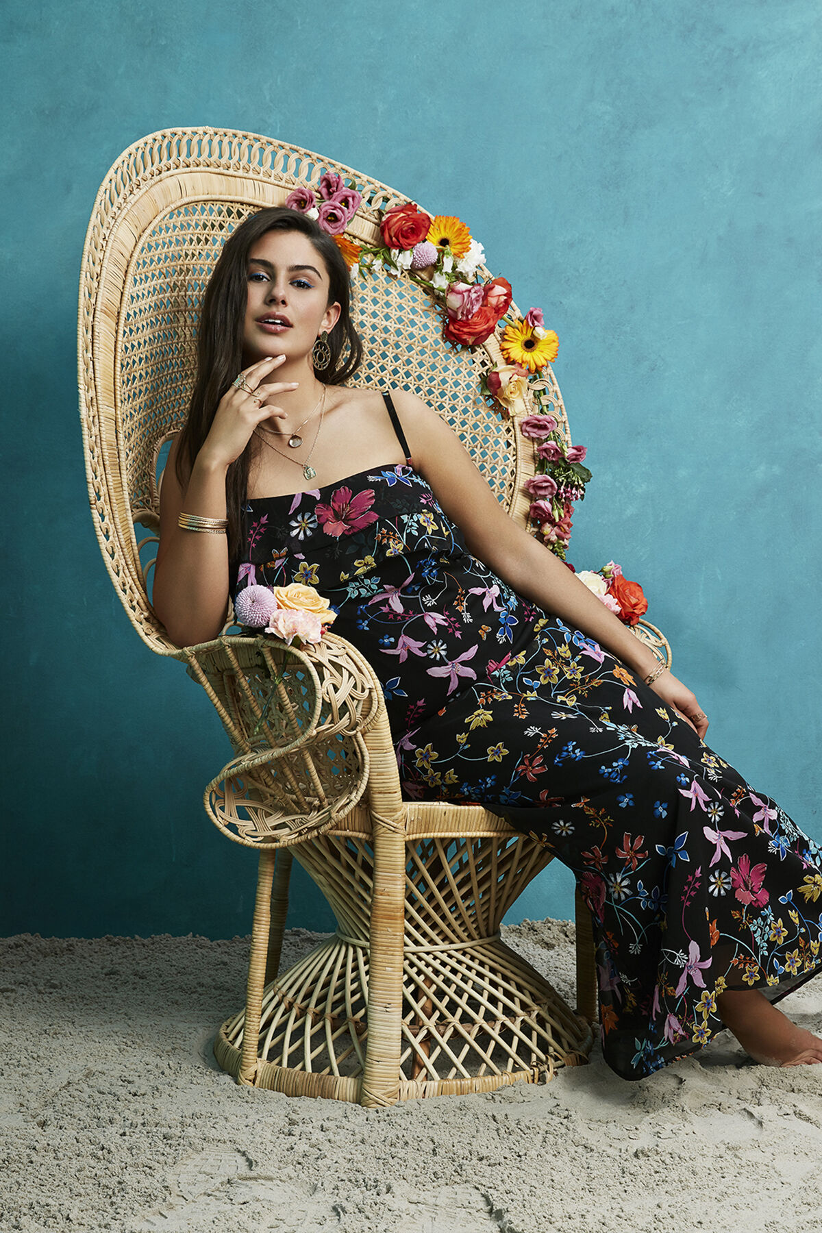 Jurk met bloemenprint image number 0