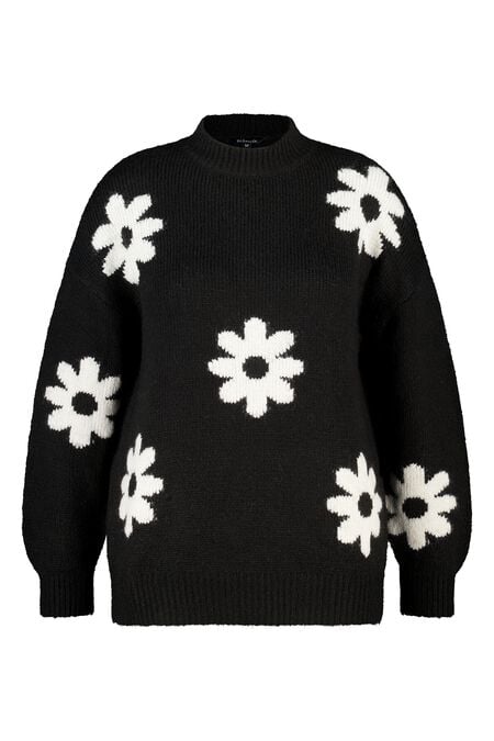 Trui met bloemen print Trui met bloemen print