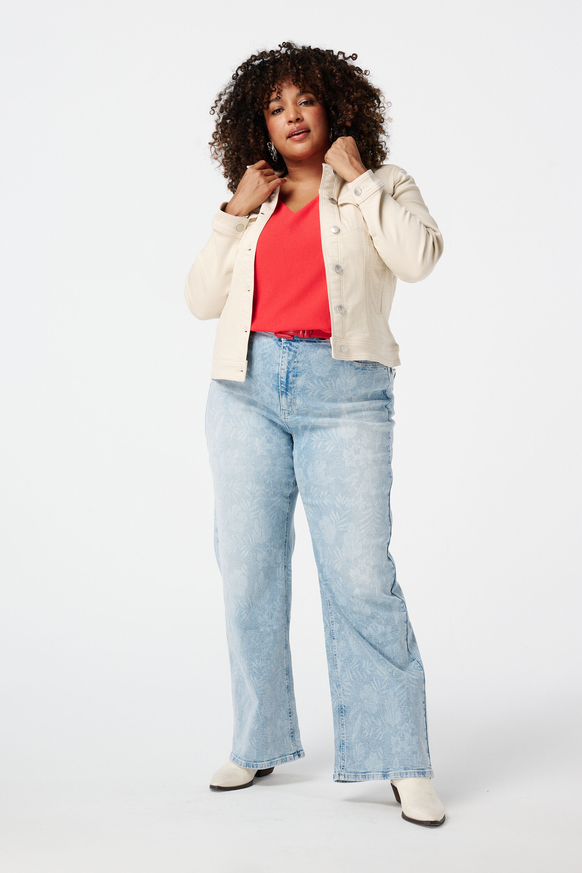 Spijkerjas met stretch image number 5