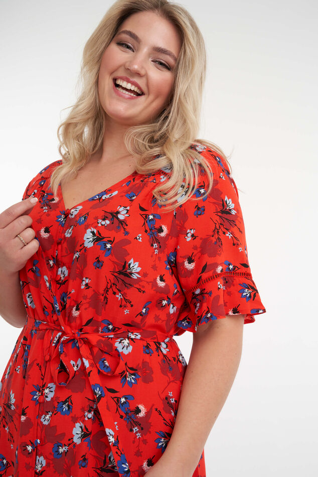 Lange jurk met print image number 5