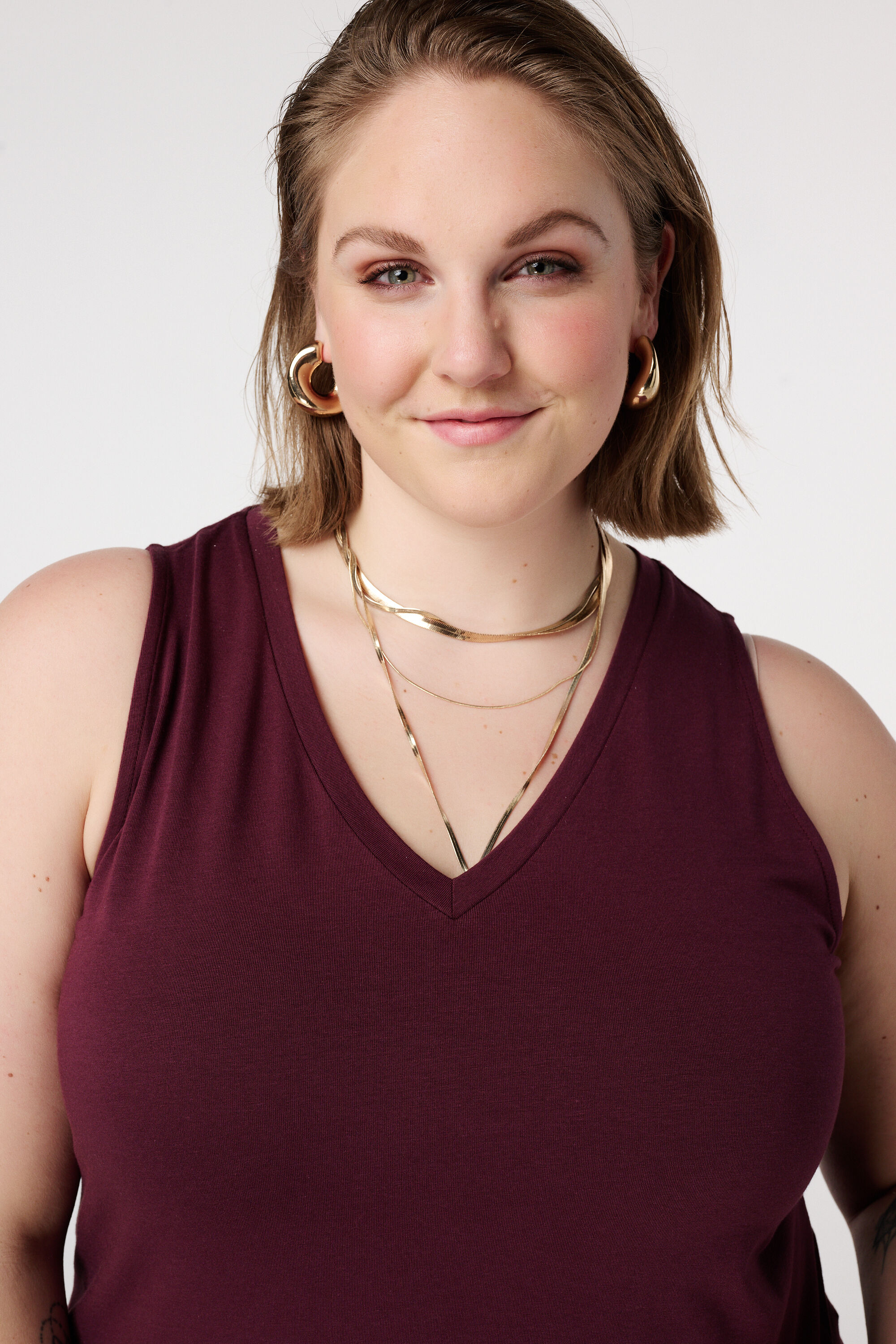 Singlet met v-hals image number 4