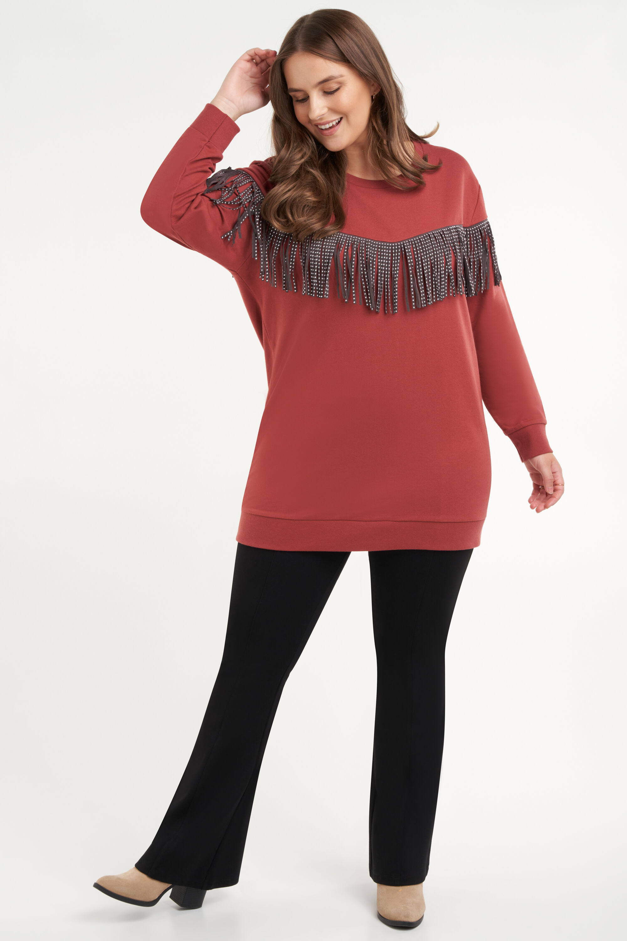 Sweater met franjes image number 5