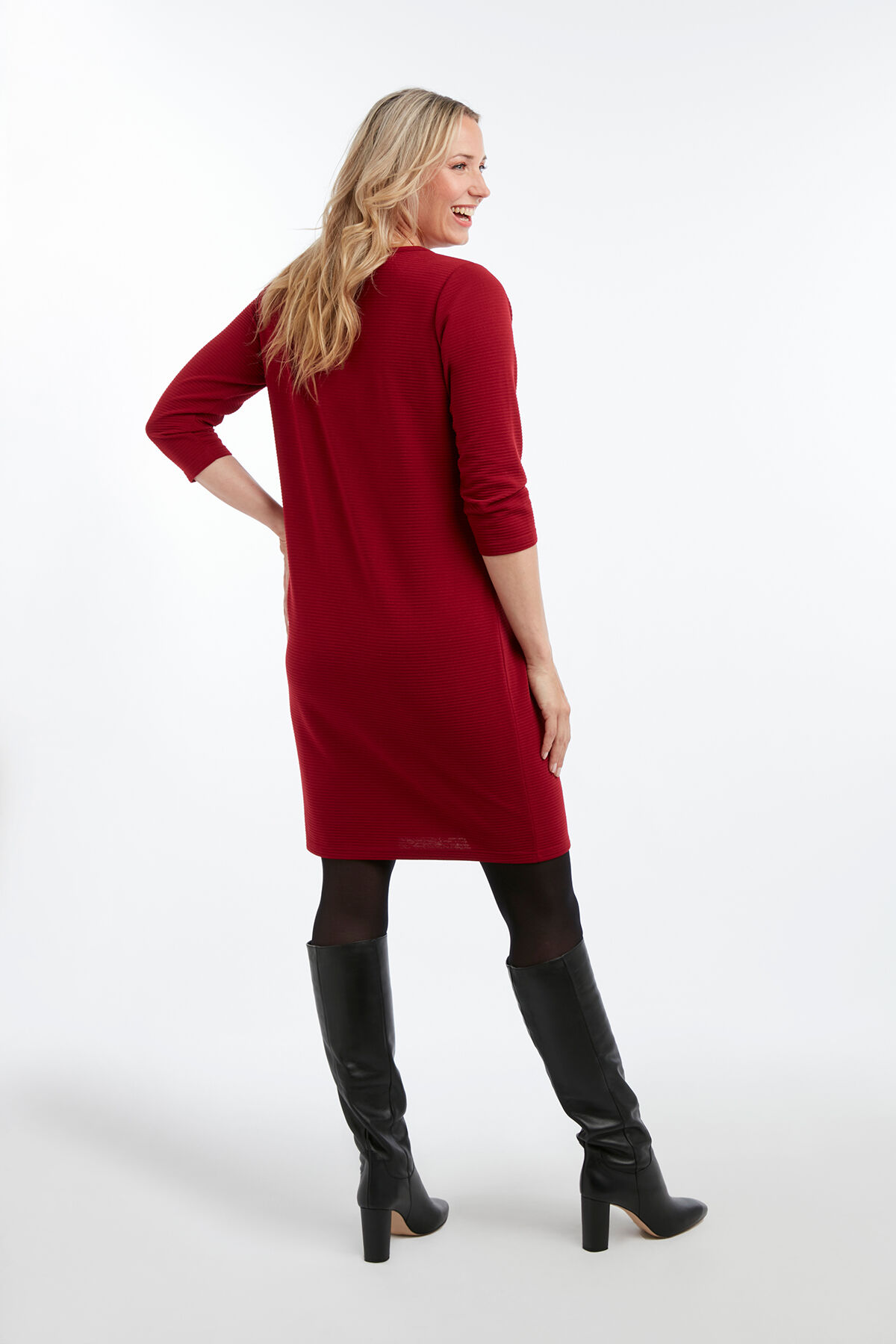 Jurk van ribstof image number 4