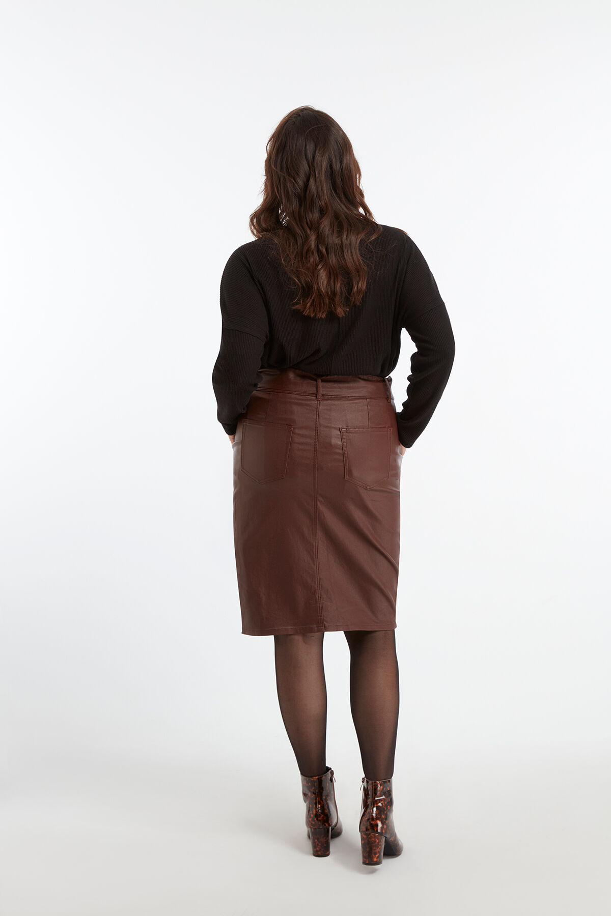 Imitatieleren rok image number 4