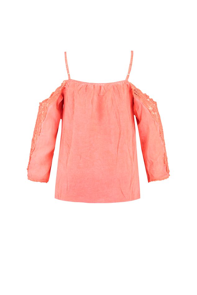 Blouse met open schouders image number 2