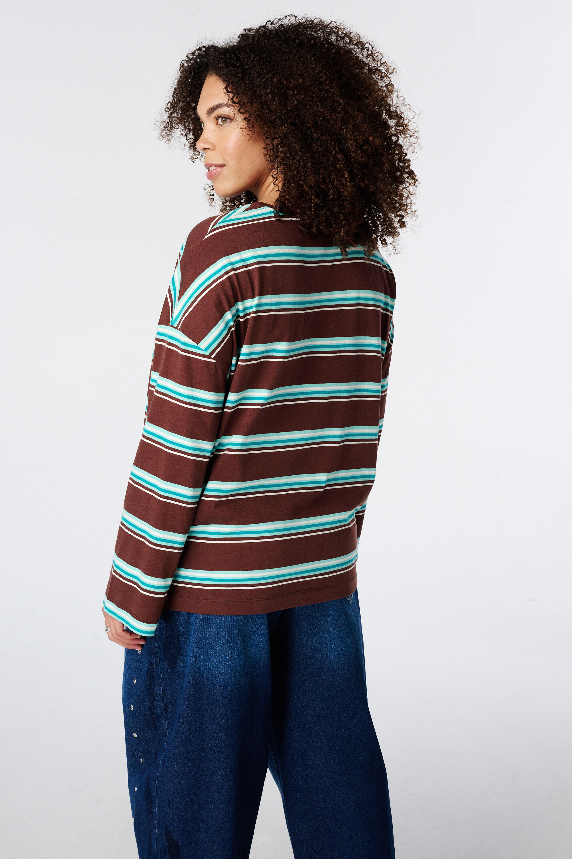 Gestreepte longsleeve image number 3