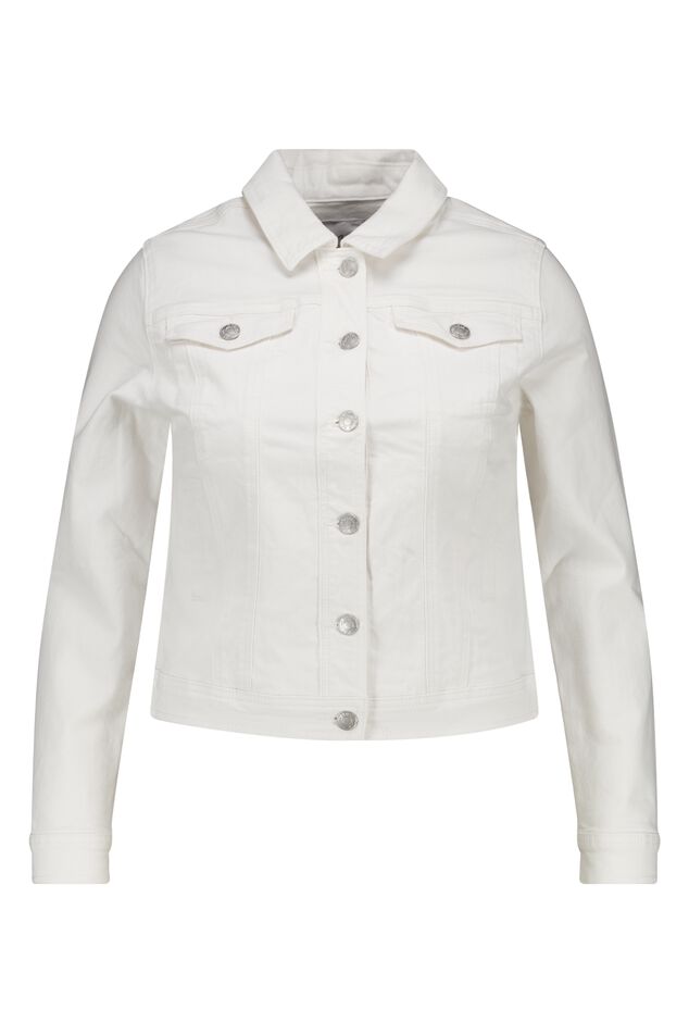 Denim jasje met stretch image number 1