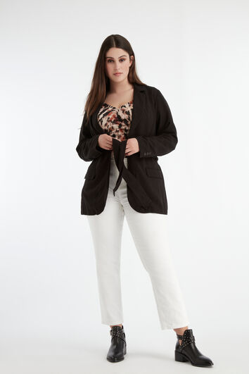 Blazer met ceintuur