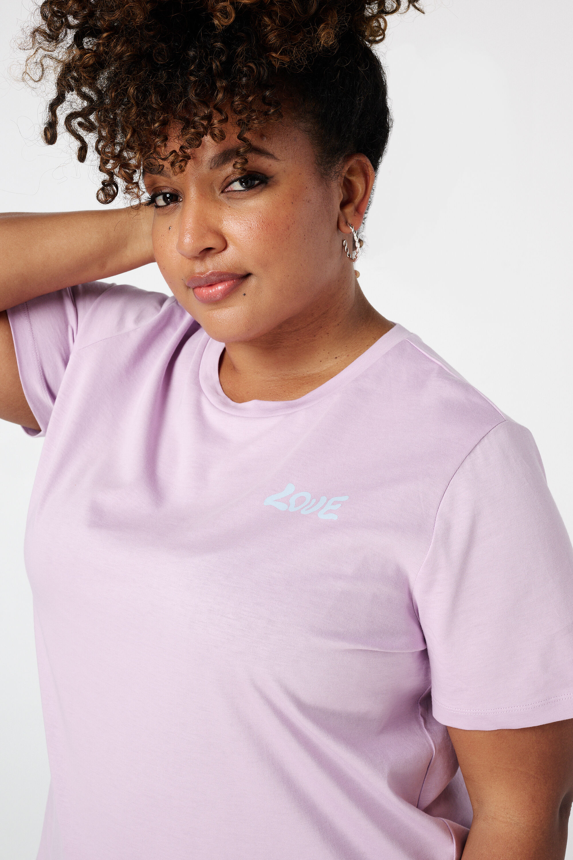 T-shirt met flowerprint image number 4