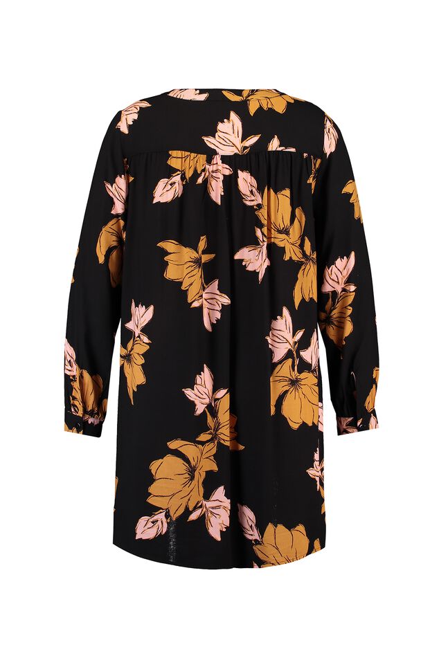 Tuniekblouse met bloemenprint image number 3