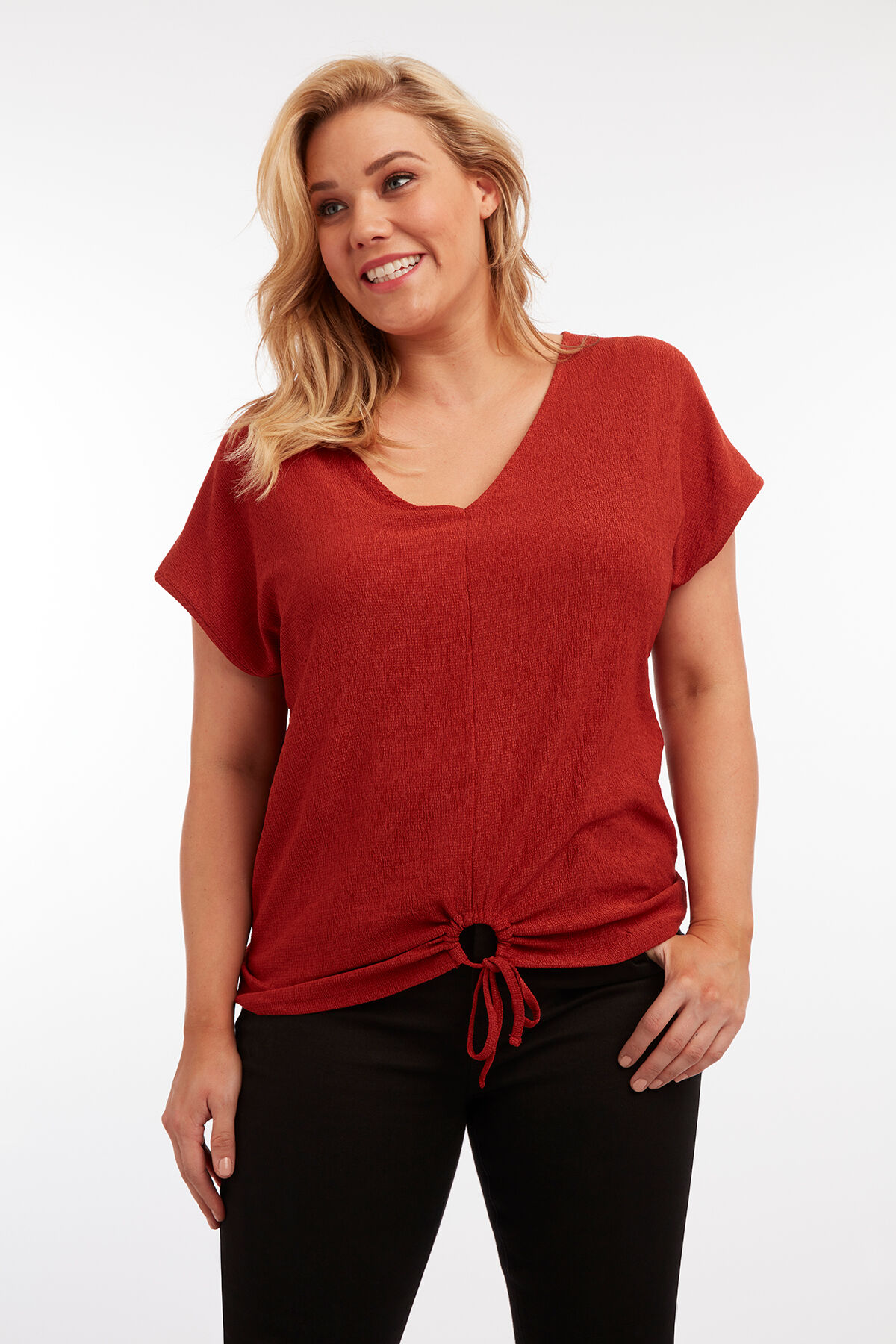 Top met plooidetail image number 3