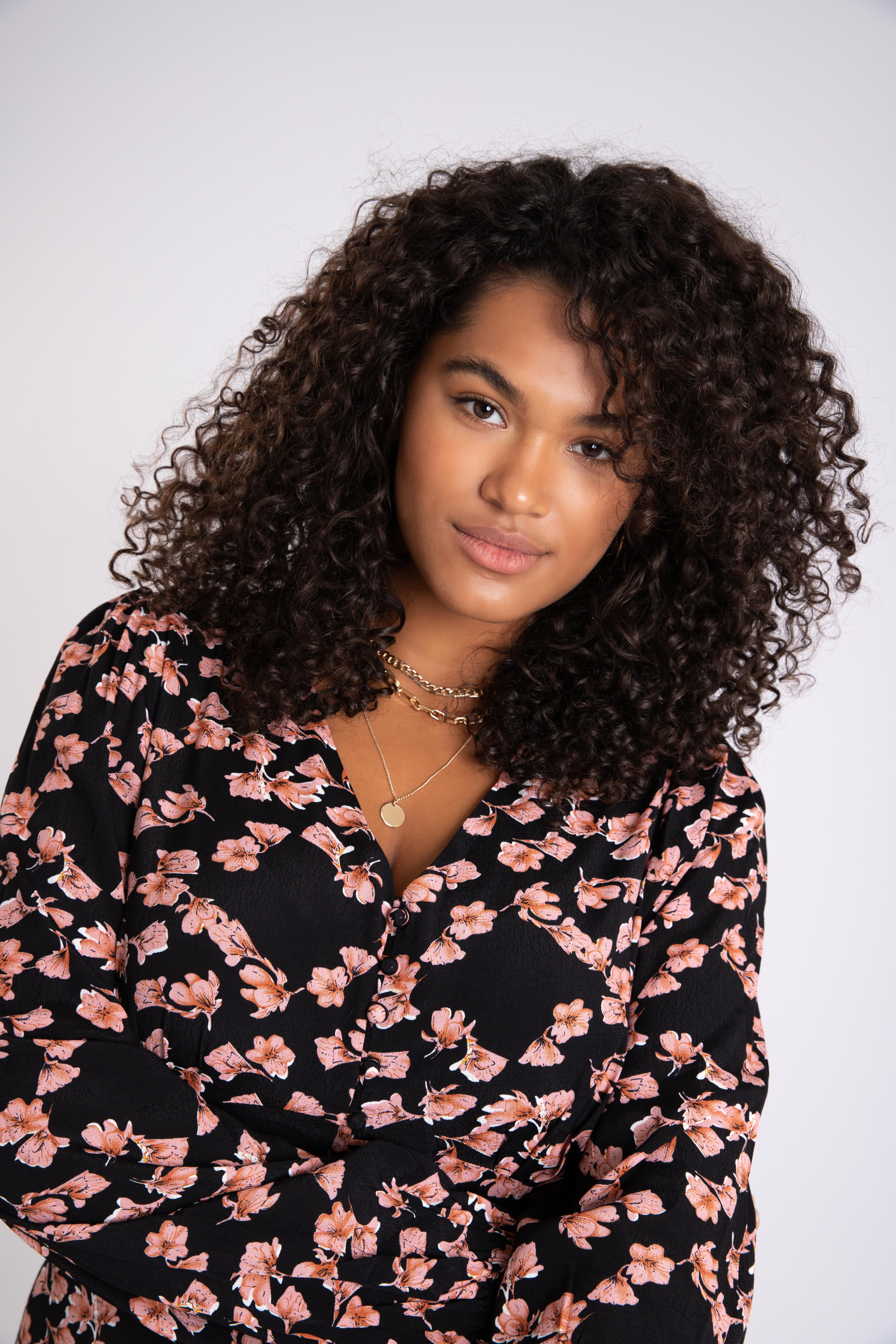 Midi jurk met print image number 6