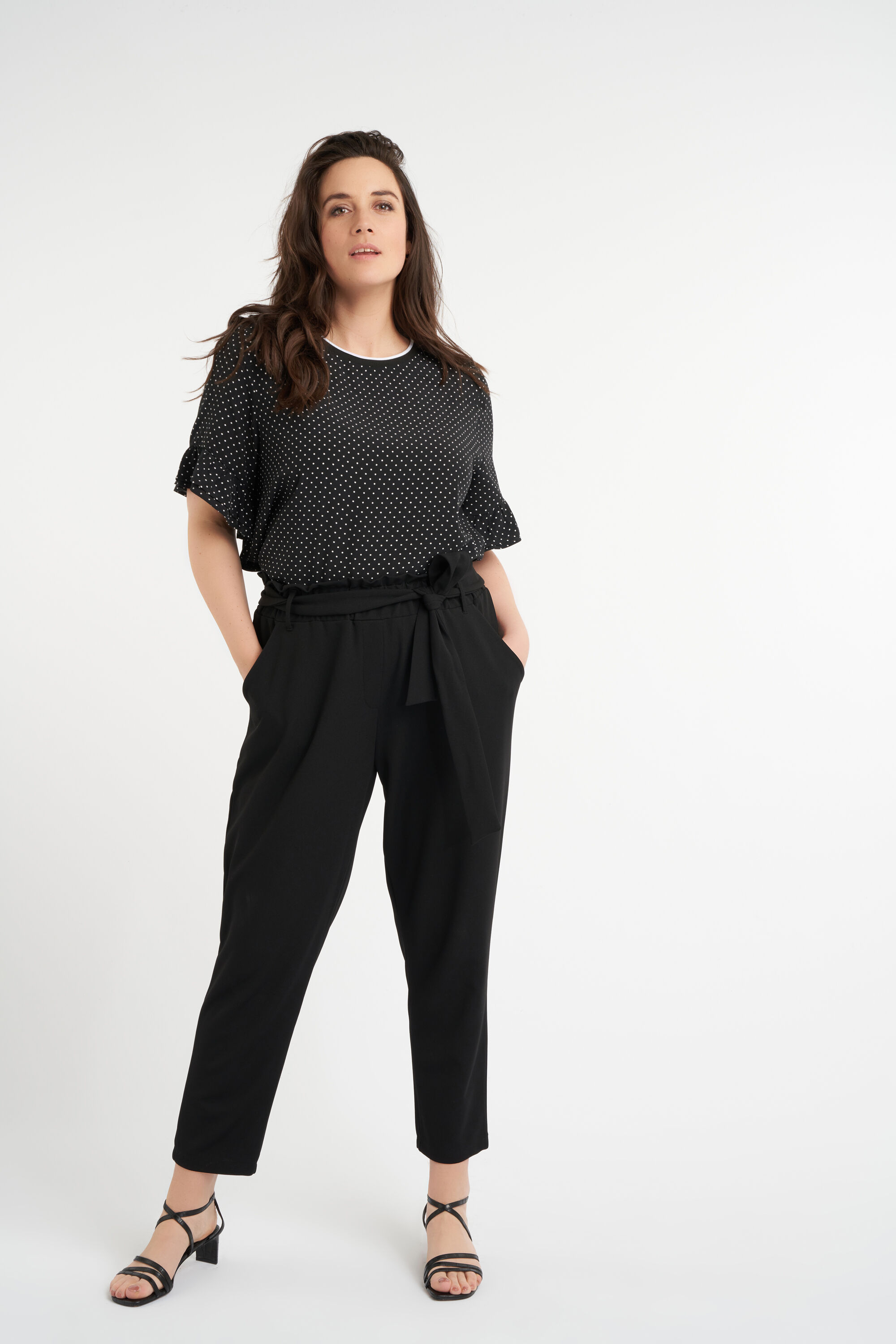 Broek met strikceintuur image number 5