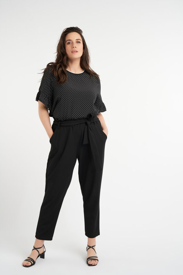 Broek met strikceintuur image number 5