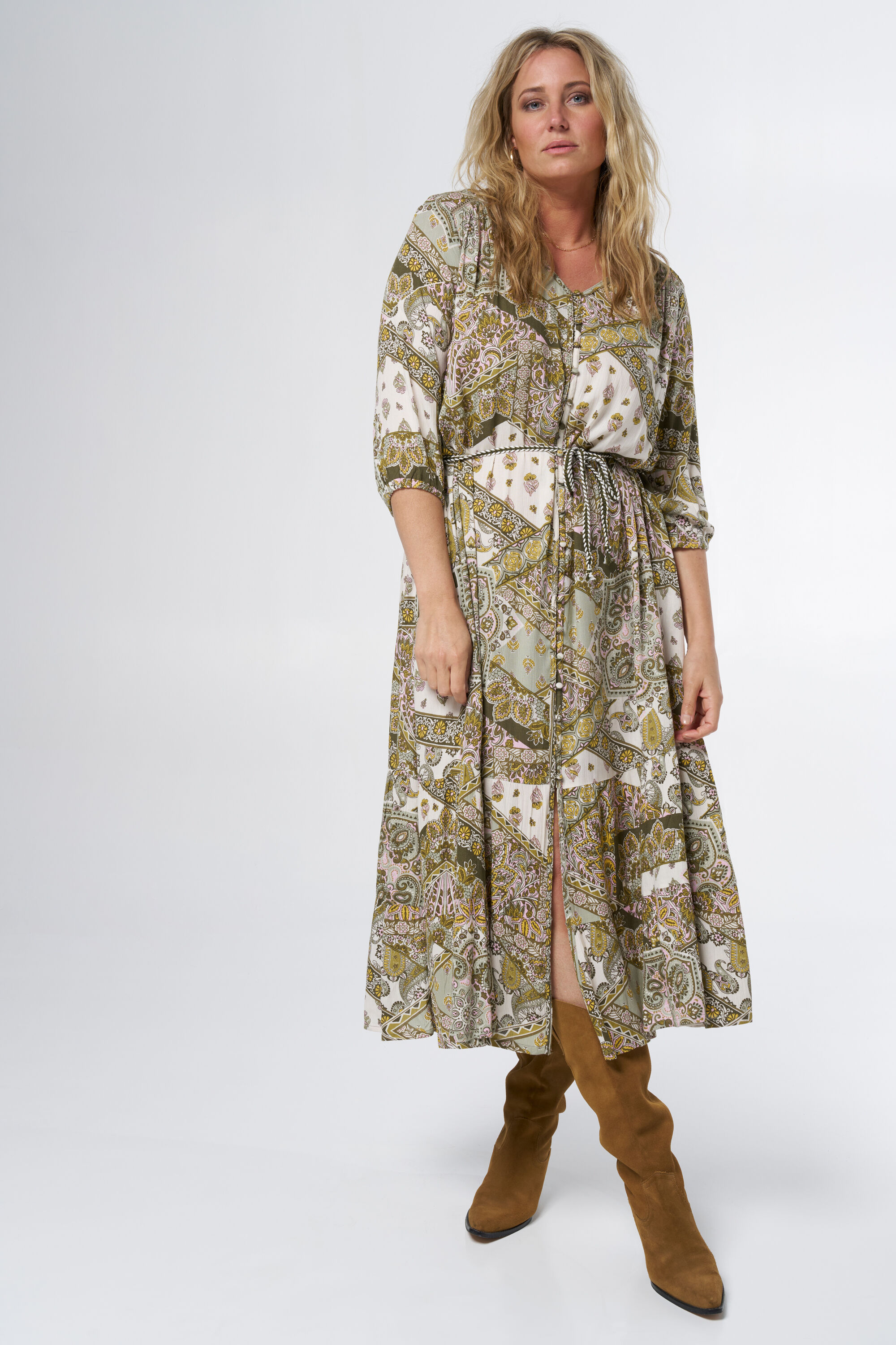 Jurk met print image number 5