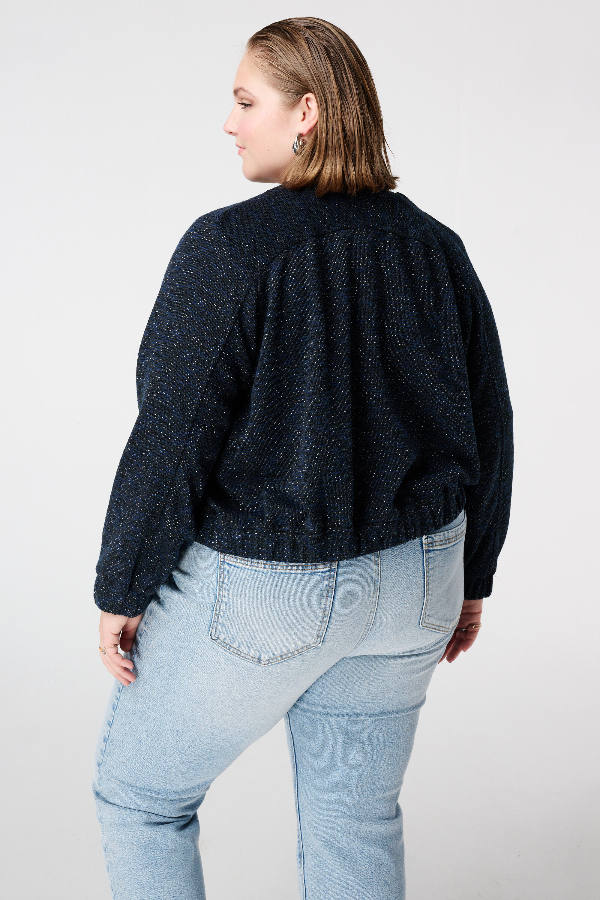 Bomber met lurex image number 3