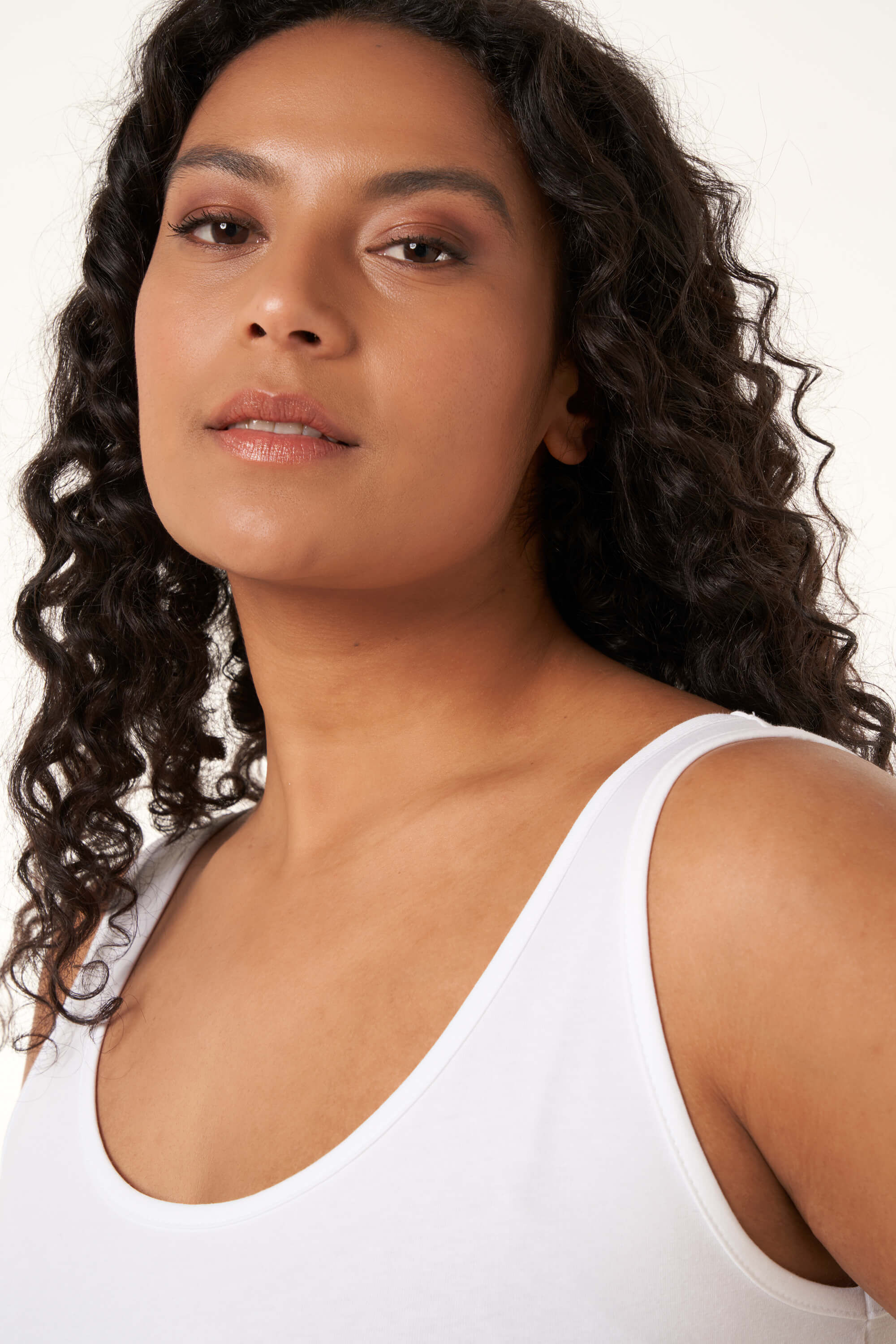 Katoenen lange singlet image number 4