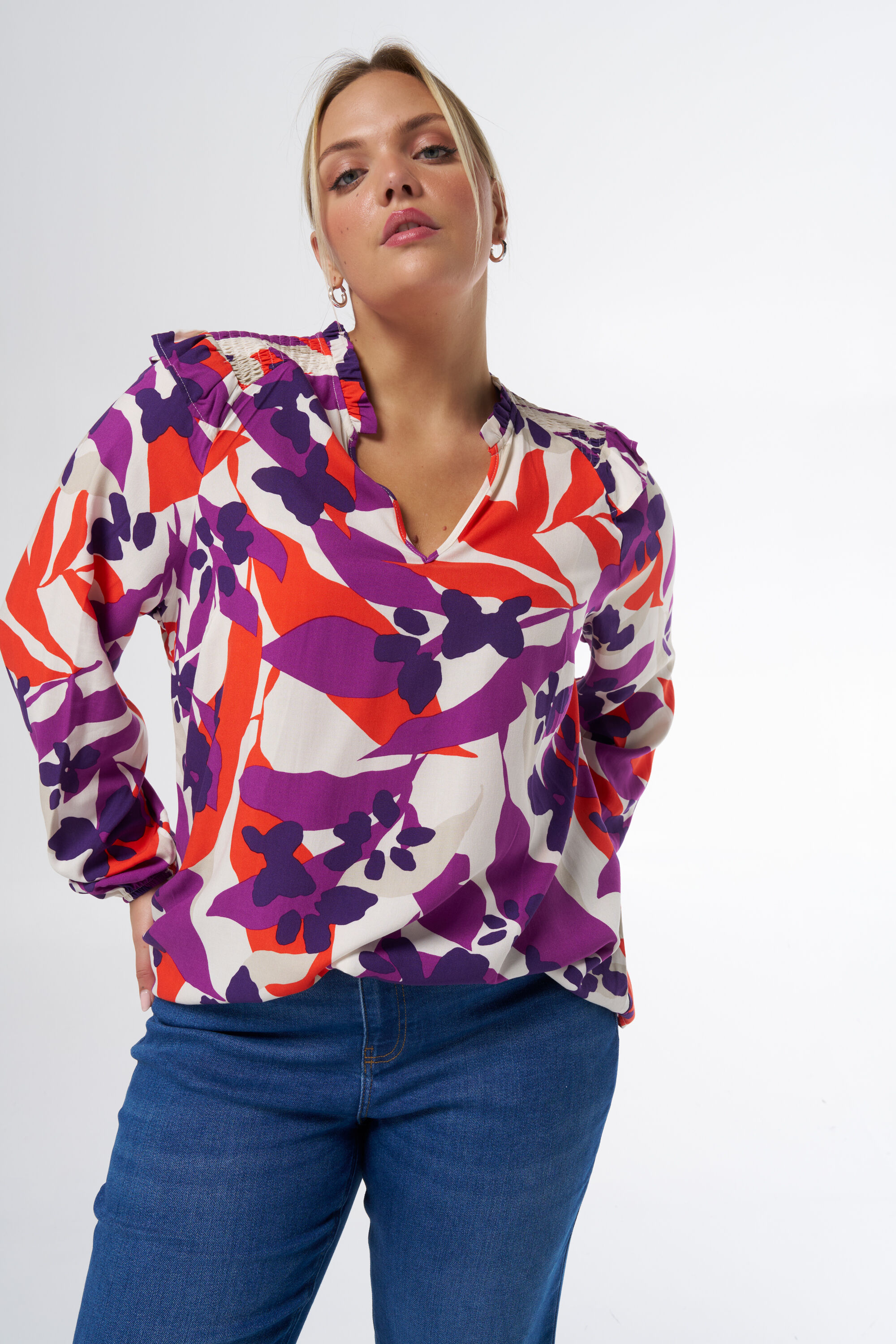 Blouse met print image number 0