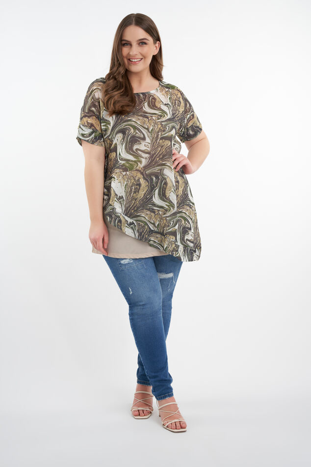 Top met print image number 6