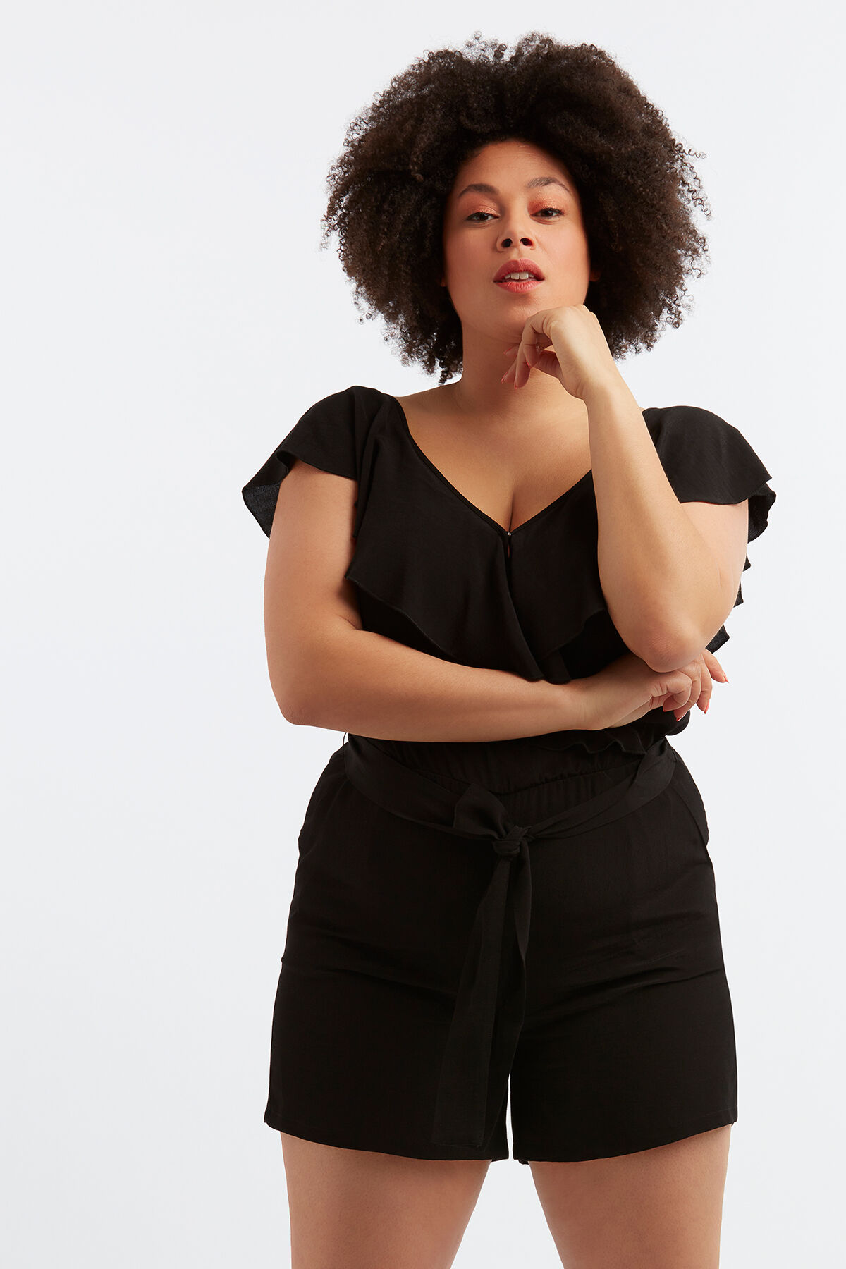 Playsuit met volant image number 3